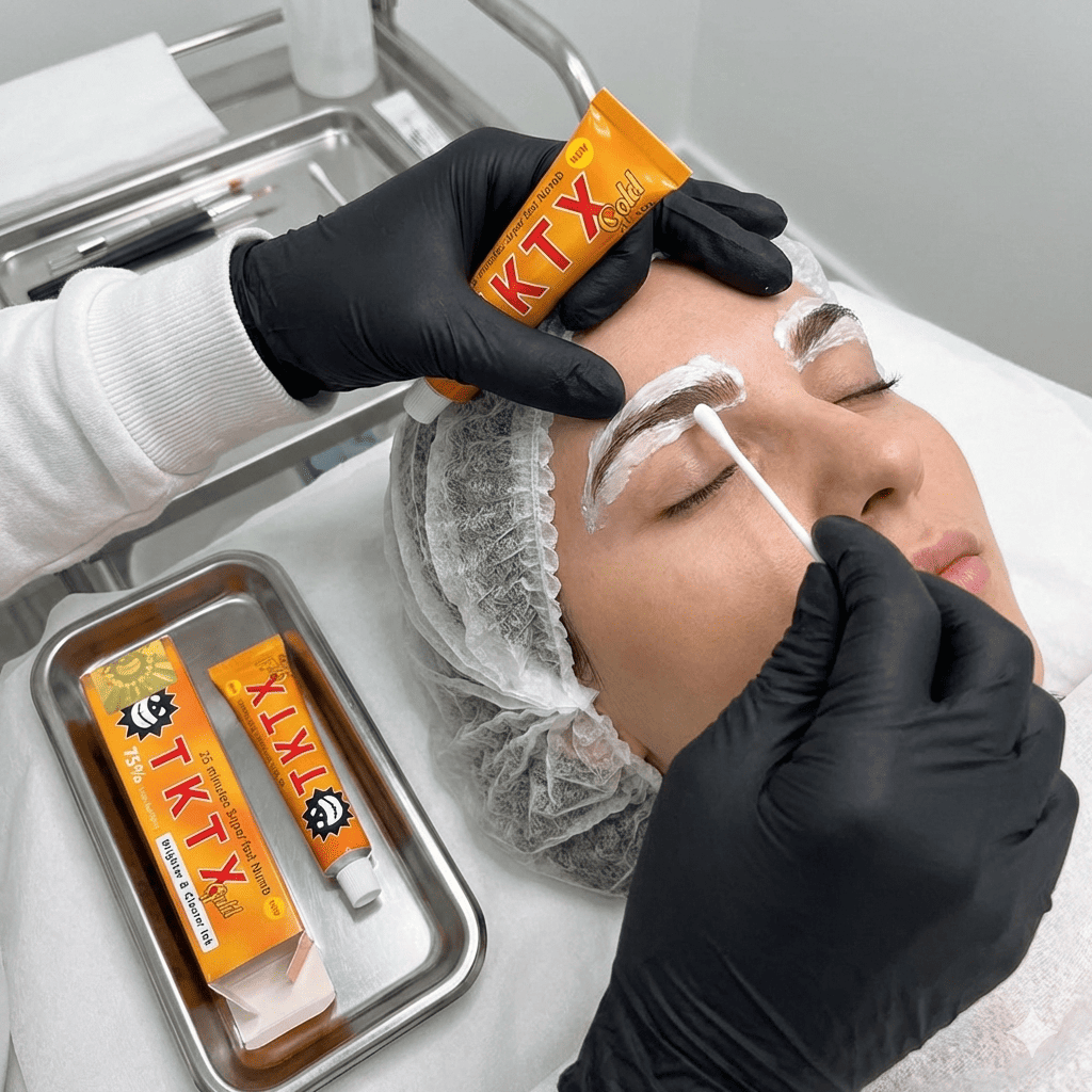 Otre Crème la plus PUISSANTE TKTX GOLD 75% POUR TATOUAGE | ÉPILATION | PERÇAGE | LE MICROBLADING