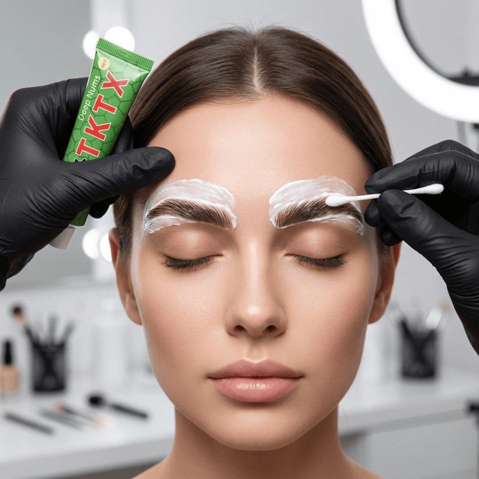 Crème TKTX VERT 40% pour TATOUAGE | épilation à la cire | FORAGE | MICROBLADING
