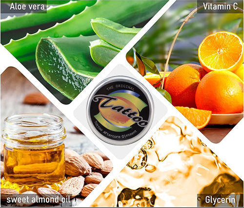 Crème de soin hydratante pour tatouage : soignez votre tatouage, ravivez la couleur et protégez-la.🦄