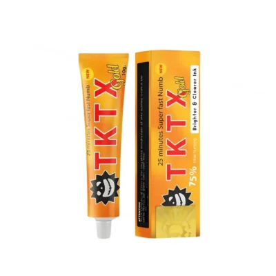 TKTX GOLD 75% pour TATOUAGE | ÉPILATION | PERÇAGE | LE MICROBLADING | ANESTHÉSIE