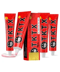 PACK 5 - TKTX RED 75% - Crème ANESTHÉSIQUE